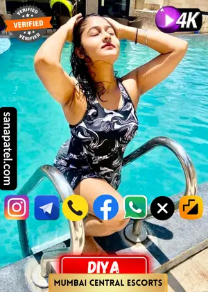Verified Profile image of Mumbai Central Escorts Girl Diya.   Photo taken on 08-March-2024. Book apointment with Diya via WhatsApp, Instagram, Facebook, Telegram, Twitter. Moj or Call. Also Diya's Exclusive video is available.