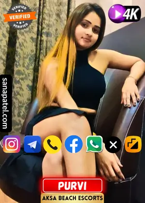 Verified Profile image of Mumbai Aksa Beach Escorts Girl Purvi.  Photo taken on 12-March-2024. Book apointment with Purvi
 via WhatsApp, Instagram, Facebook, Telegram, Twitter. Moj or Call. Also Purvi's Exclusive video is available.