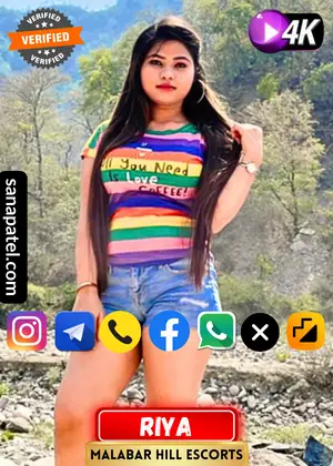 Verified Profile image of Mumbai Malabar Hill Escorts Girl Riya.  Photo taken on 19-March-2024. Book apointment with Riya via WhatsApp, Instagram, Facebook, Telegram, Twitter. Moj or Call. Also Riya's Exclusive video is available.