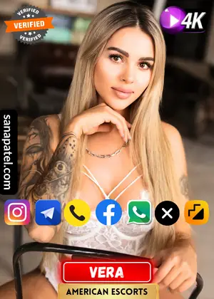 Verified Profile image of Mumbai American Escorts Girl Vera. Photo taken on 26-March-2024. Book apointment with Vera via WhatsApp, Instagram, Facebook, Telegram, Twitter. Moj or Call. Also Vera's Exclusive video is available.